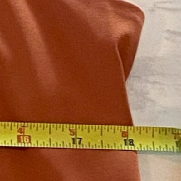 Suzy Shier - Flowy, Sleeveless, Burnt Orange, Summer Tank Top, Size XL - Picture 6 of 6